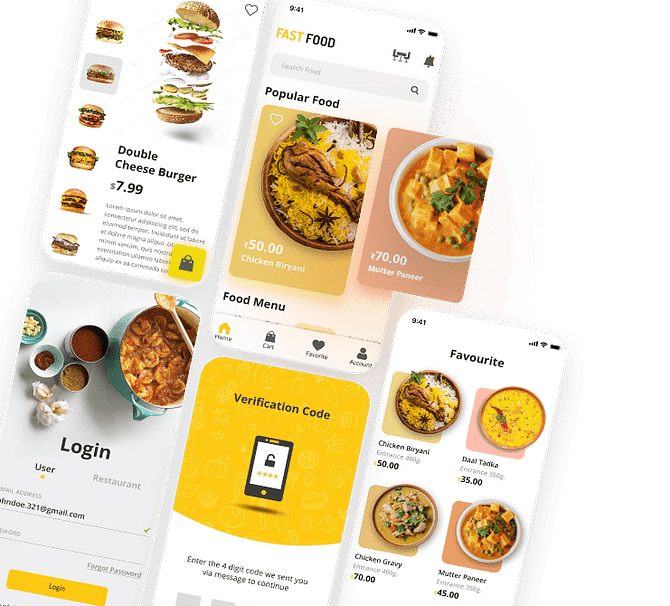 Food delivery app icon