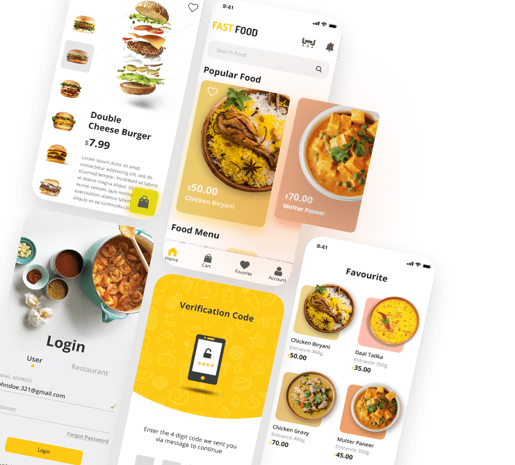 Food delivery app icon